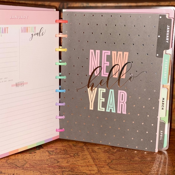 The Happy Planner "PASTEL DREAMS" Classic 12-Month - Picture 5 of 8